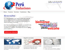 Tablet Screenshot of perutraducciones.com